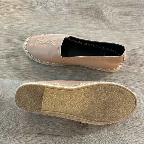 SOLD SAINT LAURENT LEATHER ESPADRILLES - Picture 5 of 7